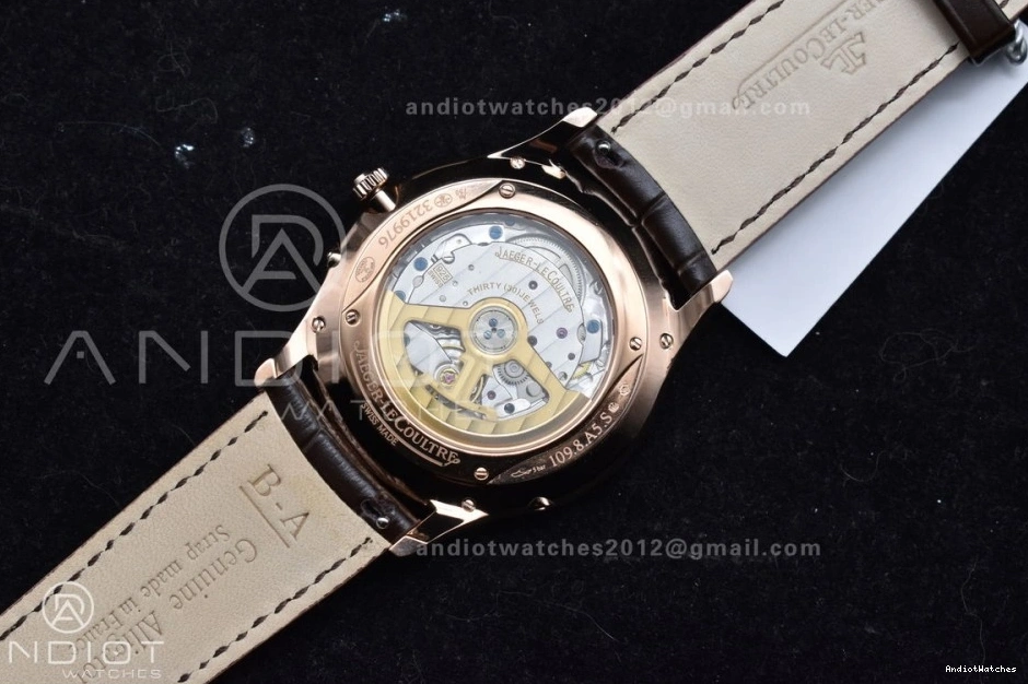 on Best RG SA925 Ultra Brown Moon Master FreshLook Leather 1:1 908 Strap Dial Super White Thin APSF Clone Edition 0320